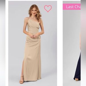 Kennedy Blue Reid - Satin One-Shoulder Dress